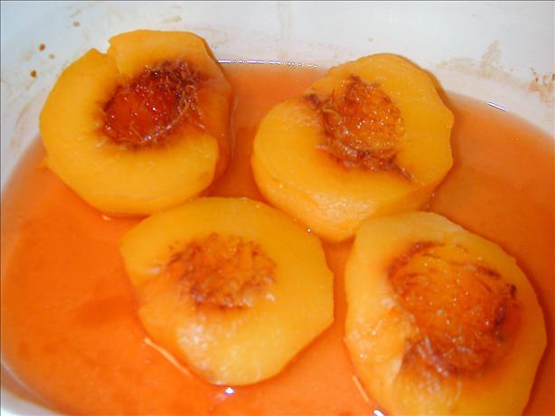 Baked Peach. Photo by Barb Gertz