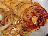 Grilled Spiced Apples and Onions