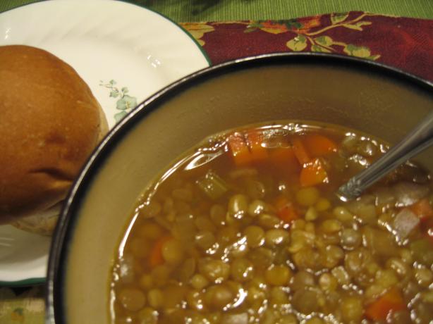 Barley Lentil Soup. Photo by ALH
