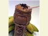 Chocolate-Banana Shake. Recipe by Chef Patience