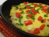 Baked Cheese Omelet. Photo by Caroline Cooks