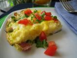 Baked Cheese Omelet. Photo by Caroline Cooks