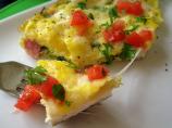 Baked Cheese Omelet. Photo by Caroline Cooks