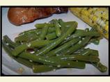 Easy Fresh Bean, Garlic and Onion Saute