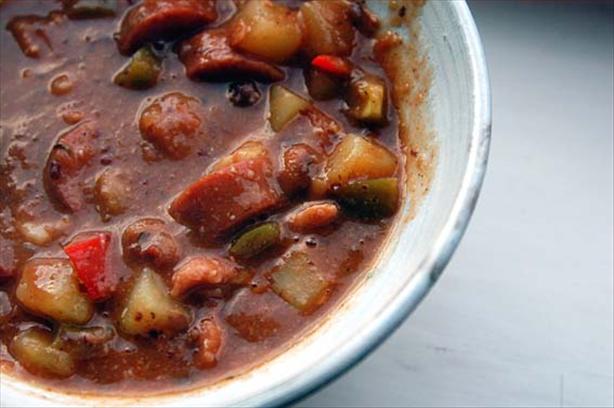 Sylvie's Spicy Bean and Bacon Soup. Photo by -Sylvie-