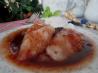 Luscious Pears in Raspberry Sauce. Recipe by Cookgirl