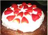 Chocolate Pavlova With Raspberries