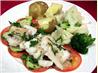 Steamed Halibut With Chili Lime Dressing