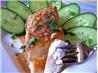Steamed Halibut With Chili Lime Dressing