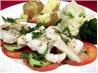 Steamed Halibut With Chili Lime Dressing