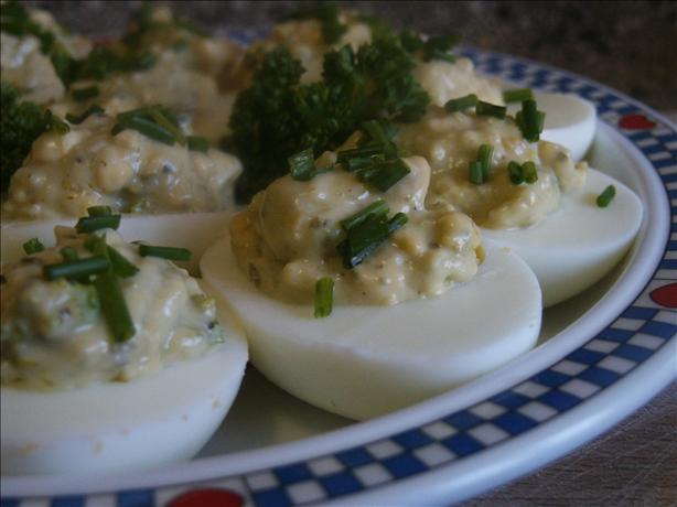 Italian Deviled Eggs. Photo by kiwidutch