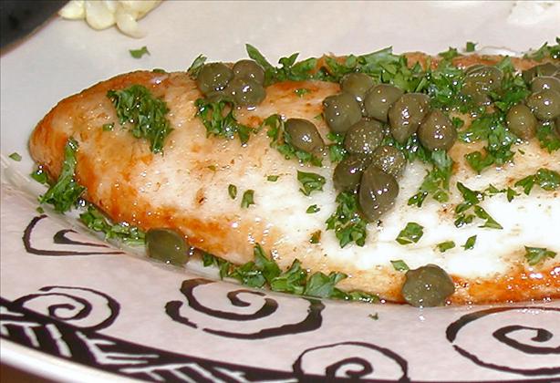 Sole Meuniere With Browned Butter Caper Sauce. Photo by Sandi (From CA)