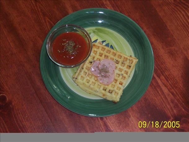 Pizza Waffles. Photo by Lechef in Boise ID