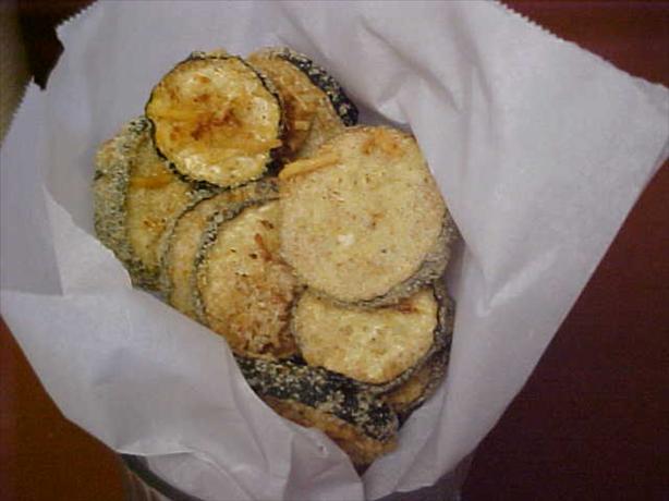 Zucchini Oven Chips. Photo by Chef PotPie