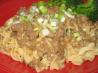 Mom's Easy Hamburger Stroganoff. Recipe by momaphet