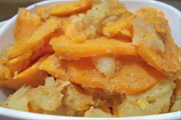 Sweet Potato and Apple Gratin. Photo by lauralie41