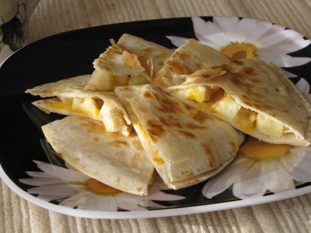 Cheesy Apple Breakfast Quesadillas. Photo by loof