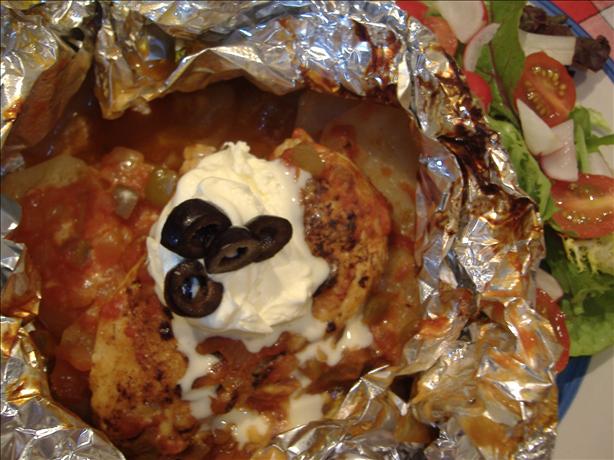 Foil Pack Taco Chicken Dinner. Photo by Tasty Tidbits
