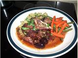 Red Wine-Braised Chicken With Couscous