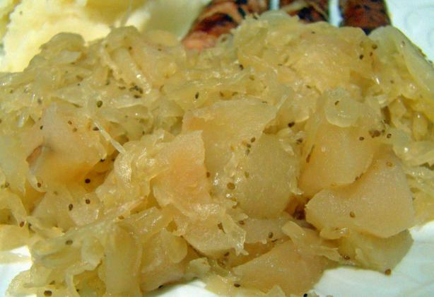 Baked Sauerkraut With Apples. Photo by Derf