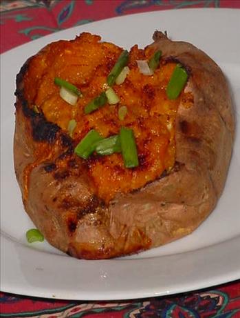 Stuffed Sweet Potatoes. Photo by justcallmetoni