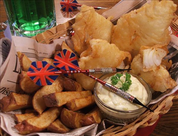 Beer-Battered Fish With Tartar Sauce. Photo by Wildflour