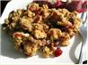 Simple Cranberry and Toasted Walnut Stuffing. Recipe by Bergy