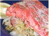 Slow-Roasted Salmon With Cabbage, Bacon & Dill