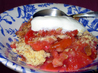 Cinnamon Plum Crumble