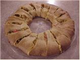 Chicken Crescent Wreath. Photo by RecipeNut