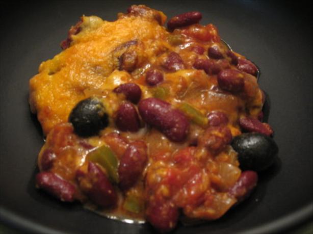 Easy Kidney Bean  and Cheese Casserole. Photo by Engrossed