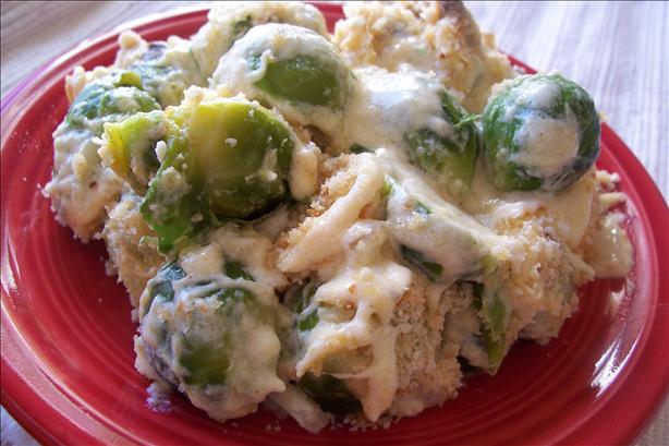 Creamy Brussels Sprouts Gratin. Photo by *Parsley*