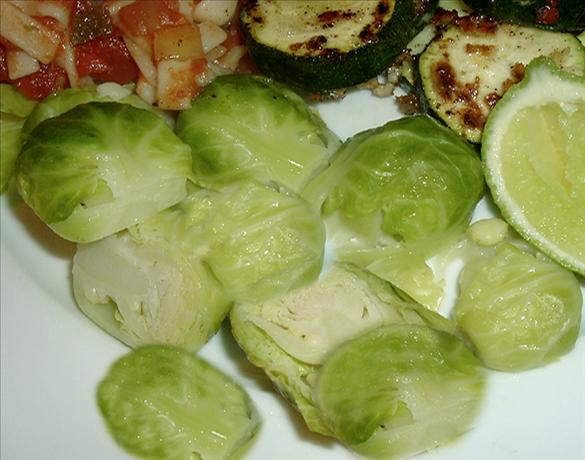Lime Brussels Sprouts - Delicious!. Photo by Bergy