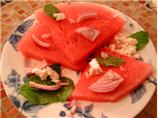 Watermelon & Feta Salad With Ouzo Dressing
