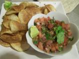 Mexican Potato Crisps With Lime Salsa