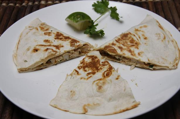 Cheesy Chicken Quesadillas. Photo by Dr. Jenny