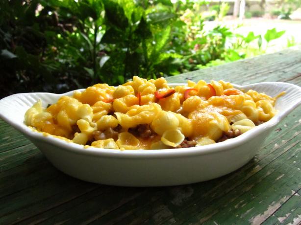 Chili-Mac Casserole. Photo by gailanng
