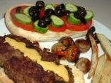 Lamb Burger Middle Eastern Style