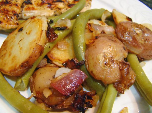 Potatoes in Green Beans. Photo by Derf