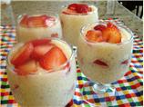 Strawberry Tapioca Parfaits