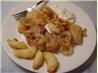 Pork Chops and Pierogies for 2. Recipe by katie in the UP
