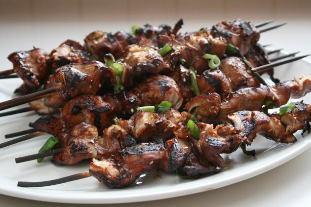 Skewered Korean Chicken and Green Onions. Photo by Cookin-jo
