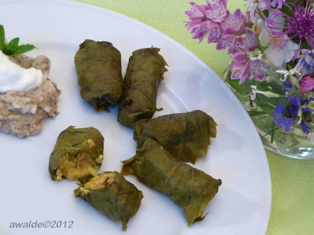 Stuffed Grape Leaves (persian). Photo by awalde