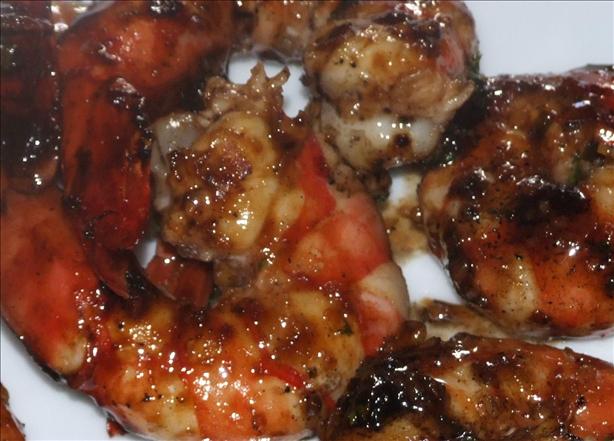 BBQ King Prawns. Photo by Peter J