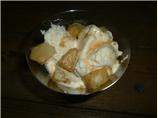 Rum Runner's Pineapple on Ice Cream. Photo by Cynna