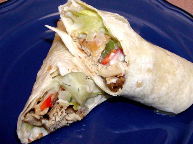 Greek Chicken Tortilla Roll-Ups. Photo by Rita~