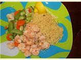 Pan Seared Shrimp With Garlic-Lemon Butter. Photo by Pepper Monkey