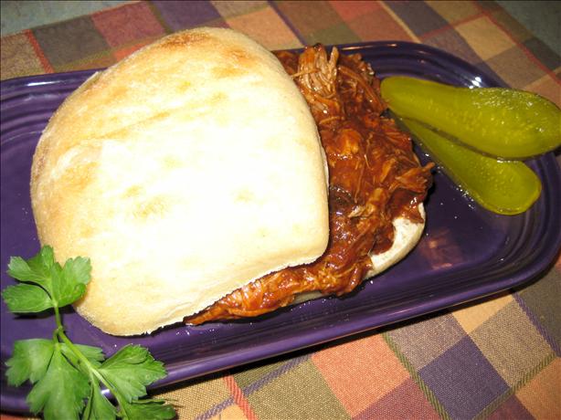 BBQ Pulled Pork Sandwiches - Sloooow Cooked in Your Crock Pot. Photo by Pellerin