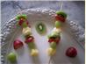 Fresh Fruit Kebabs. Recipe by chef FIFI