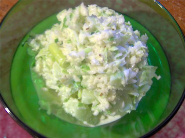 Creamy Cabbage Coleslaw. Photo by Sharon123